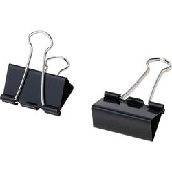 Foldback-Büroklammern Bürodepot 41 mm schwarz