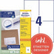 Etiketten avery zweckform 3483 universal 105x148mm