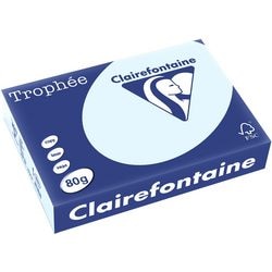 Farbiges Papier Clairefontaine 1971 80g m2 A4 Pastellblau