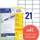 Etiketten avery zweckform 3652 universal 70x42,3mm