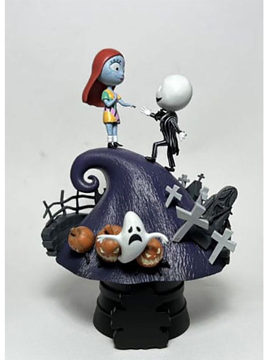 Beast Kingdom Toys Nightmare Before Christmas D-Stage PVC Diorama Jack Sally 15 cm Dioramen