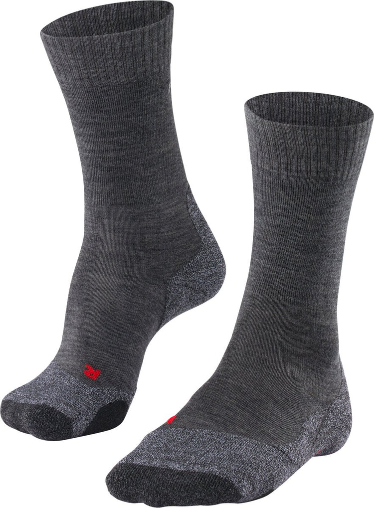 Falke TK2 Anti-Blister Wandersocken aus dickem Woll-Funktionsmaterial Herren grau - Größe 46-48