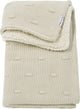 Meyco Baby Knots Teddy-Kinderbettdecke – weicher Sand – 75 x 100 cm – 2,0 Tog