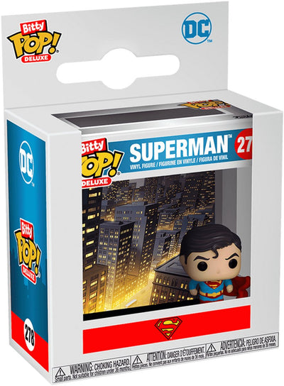 Funko Superman Bitty Pop! Deluxe-Vinylfigur Superman (Gargoyle) Display (12) 2,5 cm