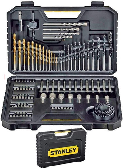 Stanley 100-teiliges Zubehörset im praktischen Aufbewahrungskoffer STA7205-XJ