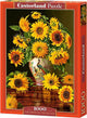 Selecta Castorland Puzzle Sonnenblumen in einer Pfauenvase, 1000 Teile.