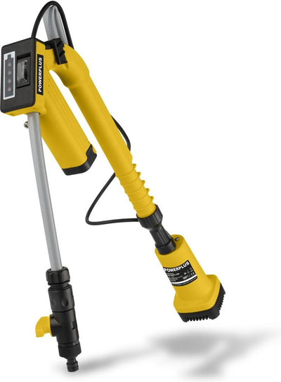 Powerplus Akku-Regenfasspumpe POWXG9650 – 12-V-Pumpe – max. Durchfluss 1500 l Stunde – Gartenpumpe, Saugpumpe, Gartengeräte
