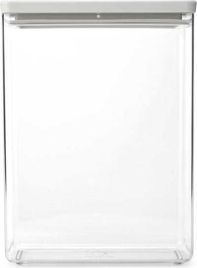 Brabantia leckere+ Vorratsdose – stapelbar – 5,4 l – hellgrau