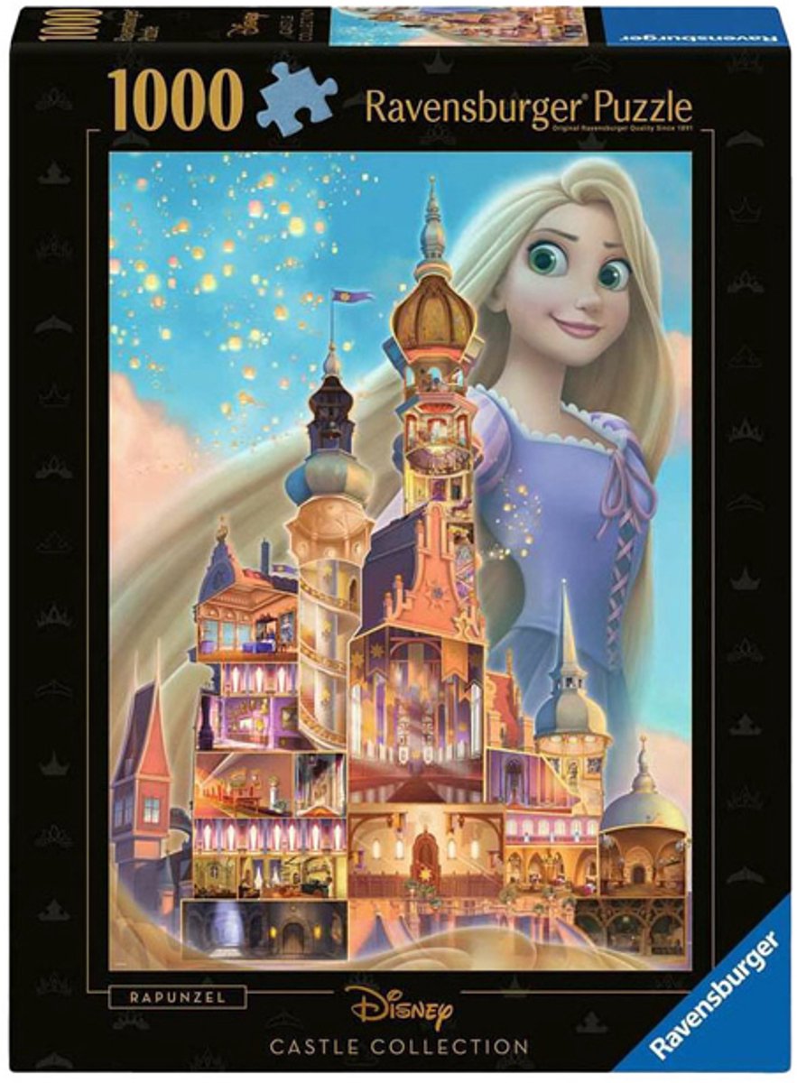 Ravensburger Jigsaw Puzzle Curles Rapunzel, 1000st.