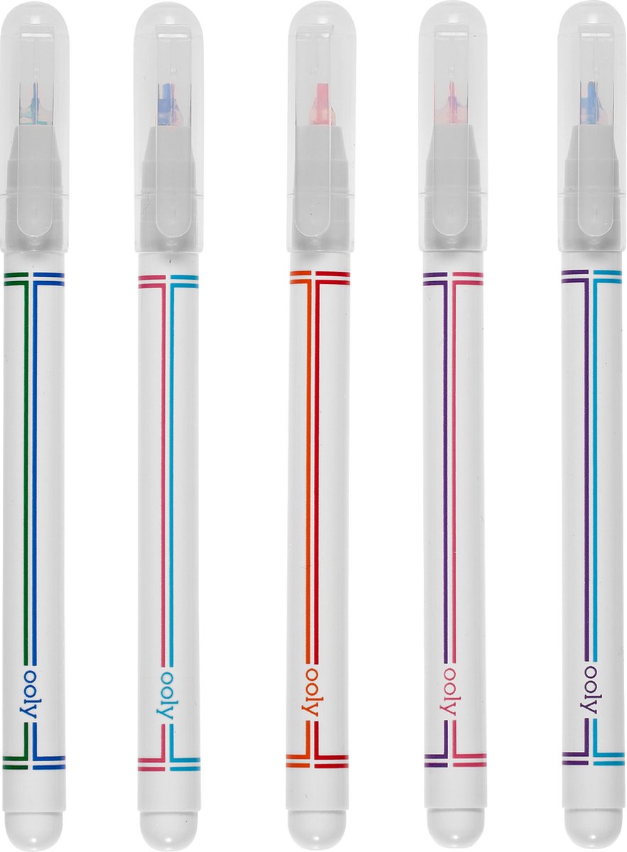 Ooly - Seeing Double - Feine Textmarker mit Doppelspitzen - 5 Stück
