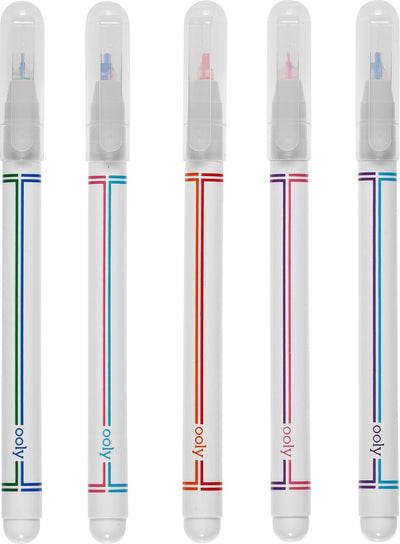 Ooly - Seeing Double - Feine Textmarker mit Doppelspitzen - 5 Stück