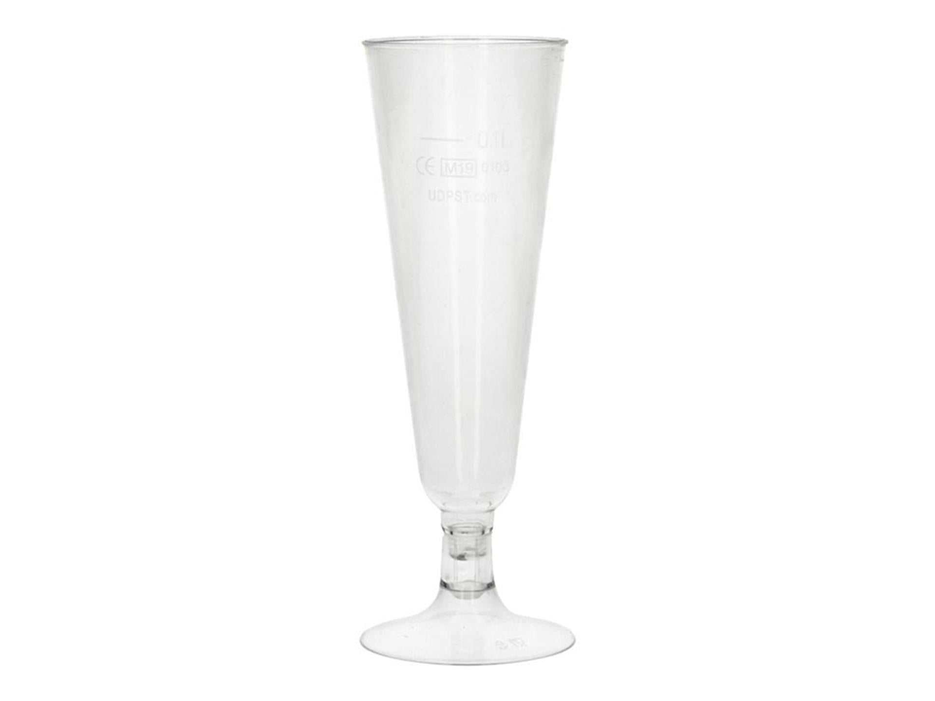 Papstar Weingläser pur 100ml klar Kunststoff 24 Stk