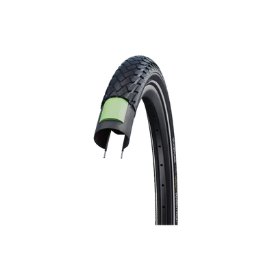 Schwalbe Tire Green Marathon Greenguard 28x1.50 (40-622) Schwarz