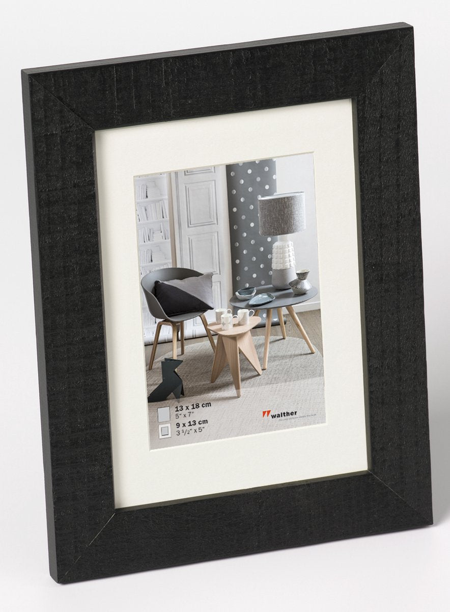 Walther Home - Holzrahmen - Fotogröße 13x18 cm - Schwarz