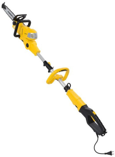 Powerplus Teleskop-Elektrokettensäge POWXG1032 – Astsäge 2-in-1 mit 900 W, Sägeblatt von 30 cm, automatische Kettenschmierung und mit Schwert, Gartengeräte