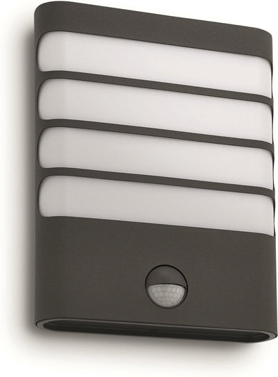 Philips LED Philips Raccoon Außenwandleuchte – mit Sensor – 1 Licht – Anthrazit