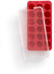 Lékué Eiswürfelform mit Deckel – rund – rot
