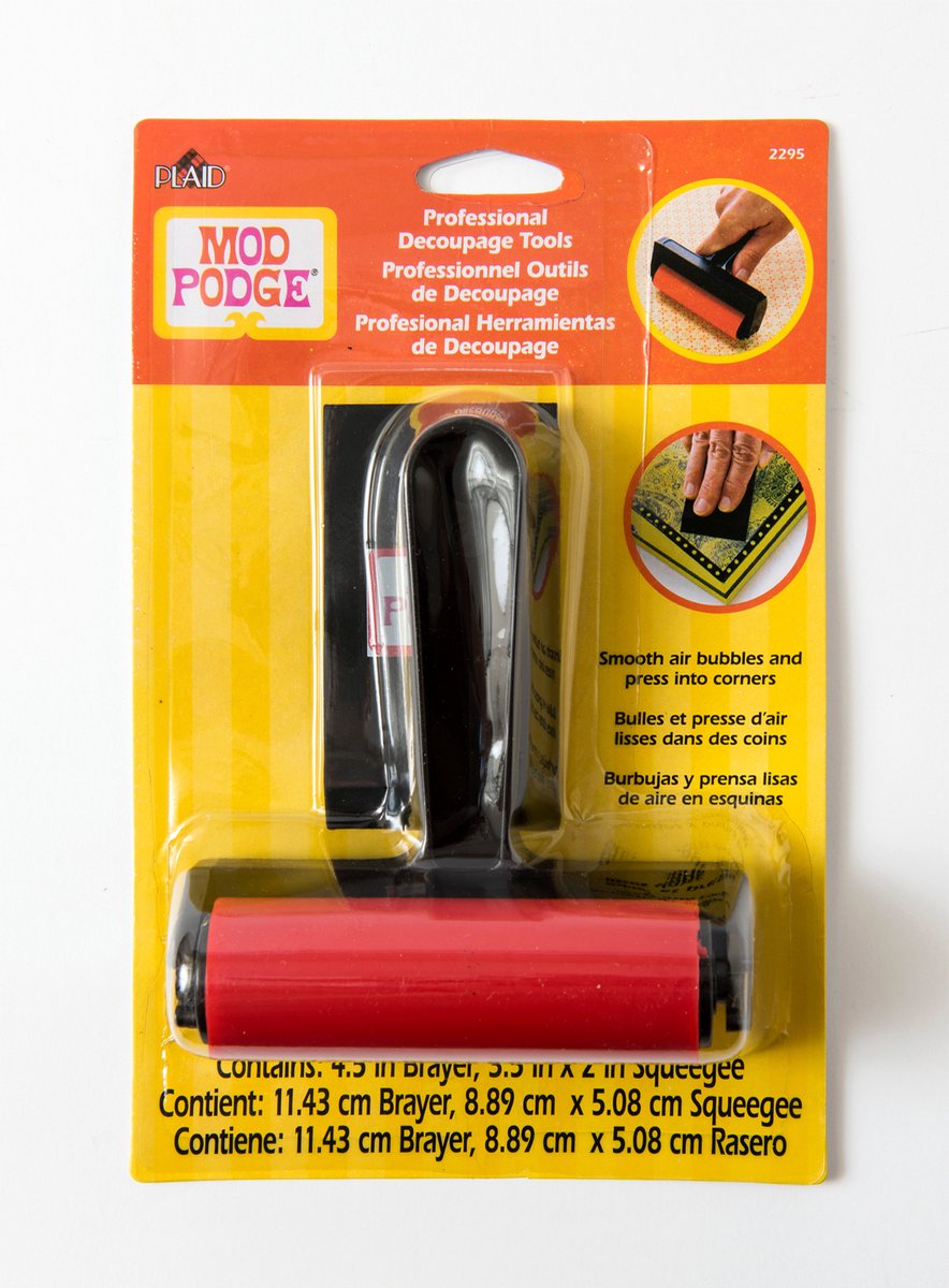Professionelles Decoupage-Glättungswerkzeug-Set von Mod Podge – Brayer und Rakel