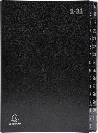 Sortiermappe Exacompta schwarz
