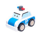Wonderworld baut ein Polizeiauto. +1
