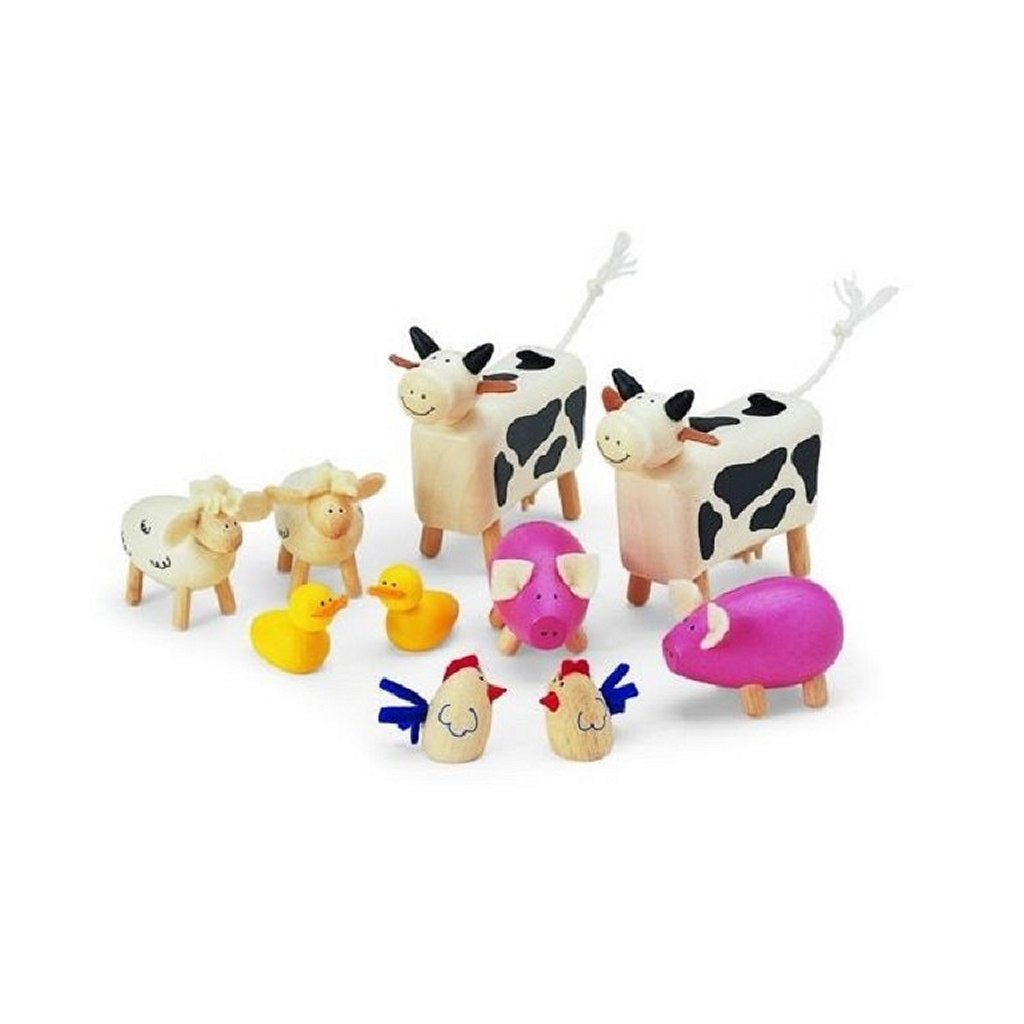 Pintoy Pintoy P03518 Holzfarmtiere 10-Stück
