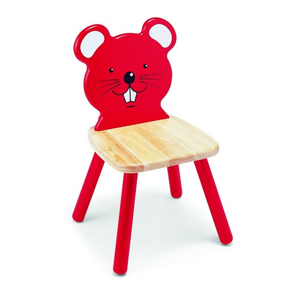 Pintoy Pintoy P99241 Holzstuhl Red Mouse