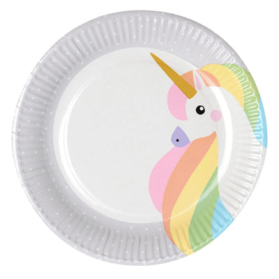 Papstar Teller Einhorn Pappe ø23cm 10 Stk