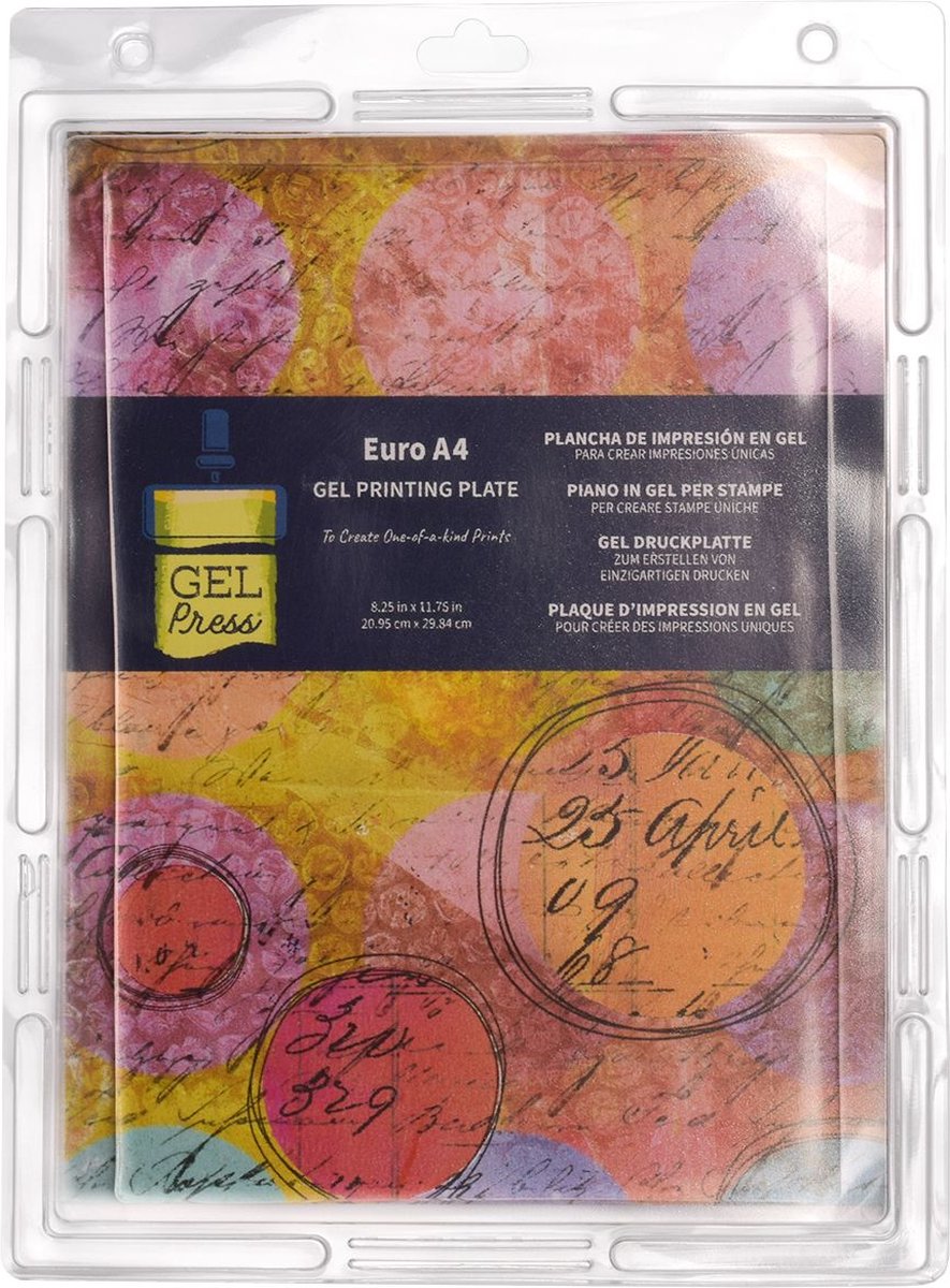 Gelpress-Druckplatte – Gel – A4 – 20,95 x 29,84 cm