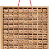 Kleiner Fußholzmultiplikationstabelle 1x1
