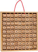 Kleiner Fußholzmultiplikationstabelle 1x1