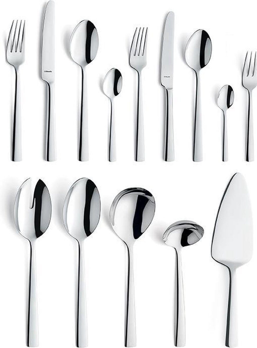 Amefa moderno - Besteckset - 60-teilig - 6 Personen - silberfarben