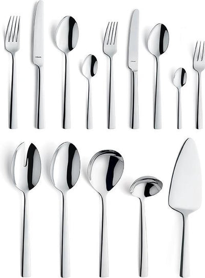 Amefa moderno - Besteckset - 60-teilig - 6 Personen - silberfarben