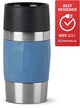 Tefal Reisebecher kompakt – Thermosflasche – 0,3 l – blau – auslaufsicher – für heiße und kalte Getränke geeignet