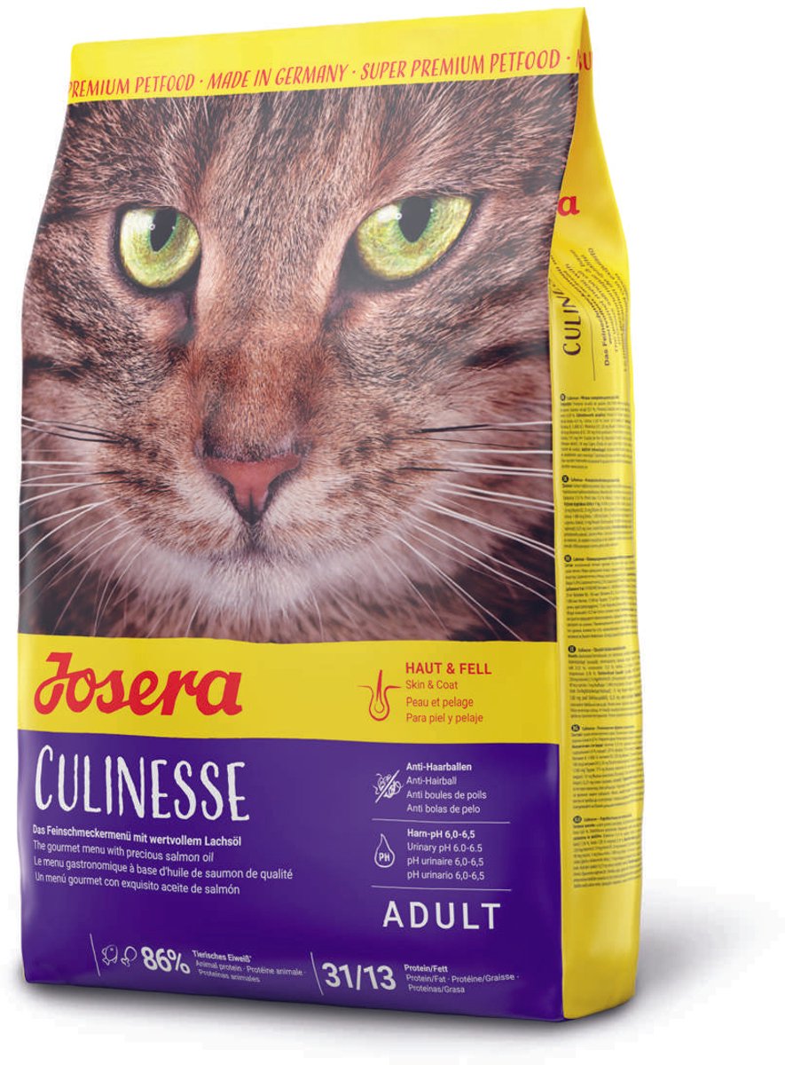 Josera Culinesse Adult – Katzenfutter – Lachs und Vögel – 2 kg