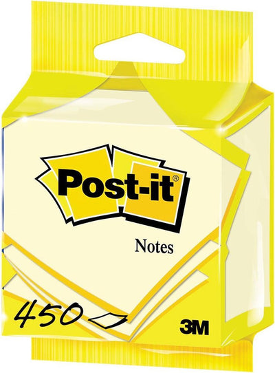 Post-it®-Notizen, Würfel, Kanariengelb™, 76 x 76 mm, Würfel mit 450 Blättern