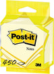 Post-it®-Notizen, Würfel, Kanariengelb™, 76 x 76 mm, Würfel mit 450 Blättern