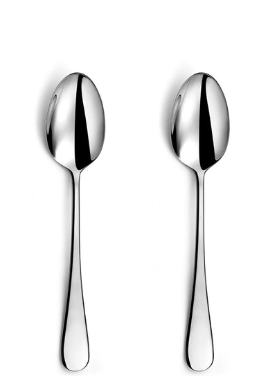 Amefa Venus - 2-teiliges Dessertlöffel-Set - Hochglanz - Silber