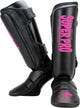 Super Pro Combat Gear Schienbeinschutz, schwarz, rosa, groß