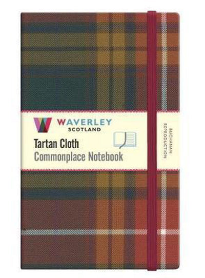 Ohne Markenzeichen, Sans Marque Waverley (l): Buchanan-Reproduktion, großes Notizbuch aus Schottenstoff
