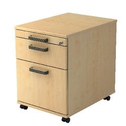 Bach mobiler Schubladenblock Hammerer AC20 SG Melamin 428x580x590mm 3 Schubladen Ahorn