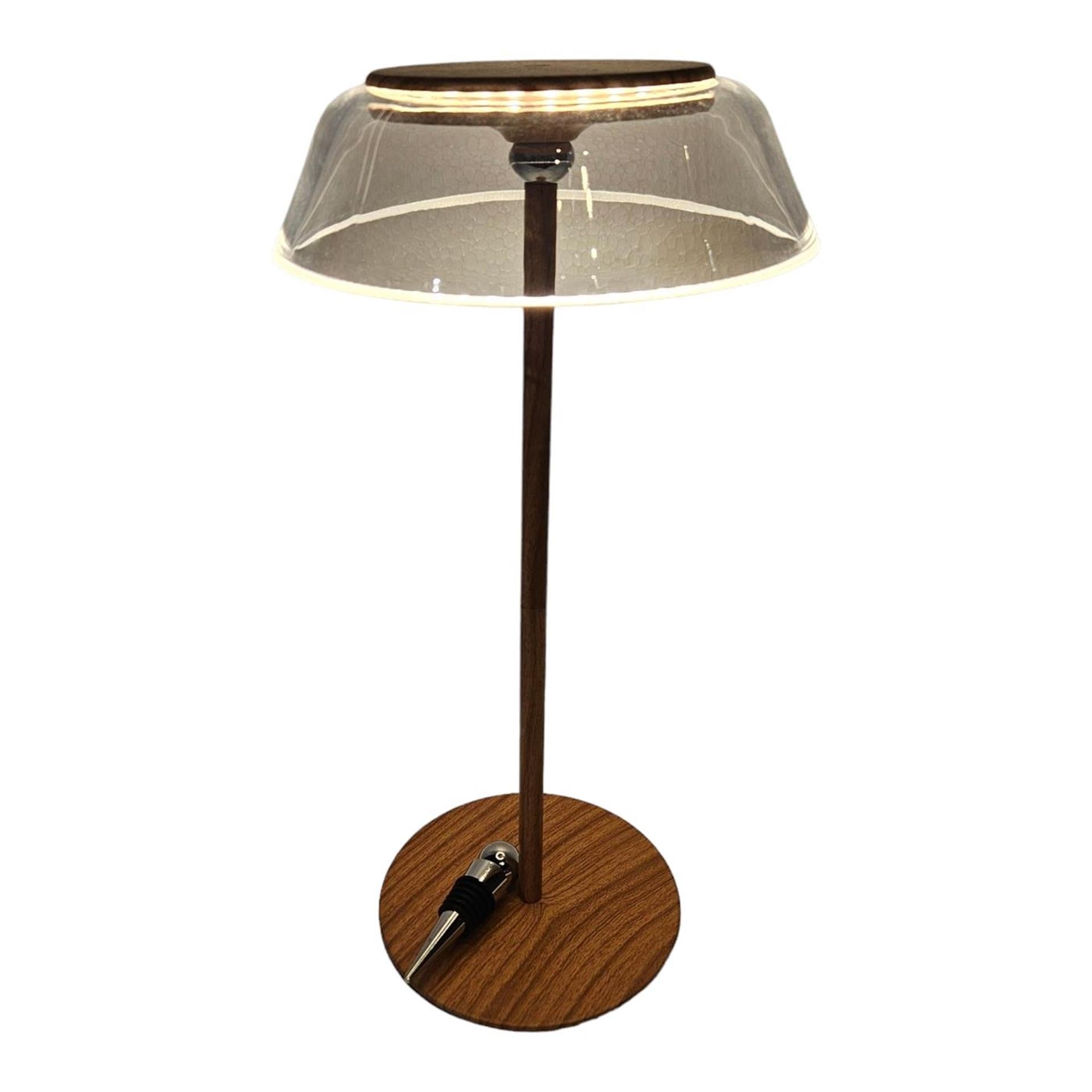 Tischlampe mit Mansion-Atmosphäre, USB-Aufladung, ø16,5 x H33,5 cm