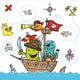Papstar Servietten Piratencrew 3-lagig 33x33cm