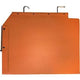 Seitliche Hängemappe 404000 240 g m2 Folio orange V-Boden