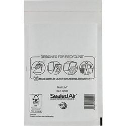 Luftpolsterumschlag Mail Lite 00 210x120mm weiß selbstklebend 100 Stück