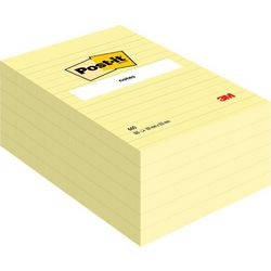 Notizzettel Post-it 660, 38 x 51 mm, gelb, liniert, 100 Blatt