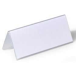 Abi Tisch-Namensschild langlebig 8050 PVC 150x61 122mm beidseitig beschreibbar