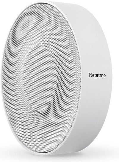 Netatmo smarte Innensirene – kabellose Alarmsirene – 110 dB Alarm – Sicherheitssystem – für Kamera – inklusive Batterien – weiß – 1 Stück