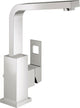 Grohe Eurocube Waschtischarmatur – hoher Auslauf – mit Ablaufgarnitur – Chrom – wassersparend