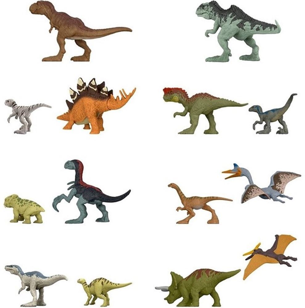 Jurassic World Minis Figur 1er-Pack + 2er-Pack