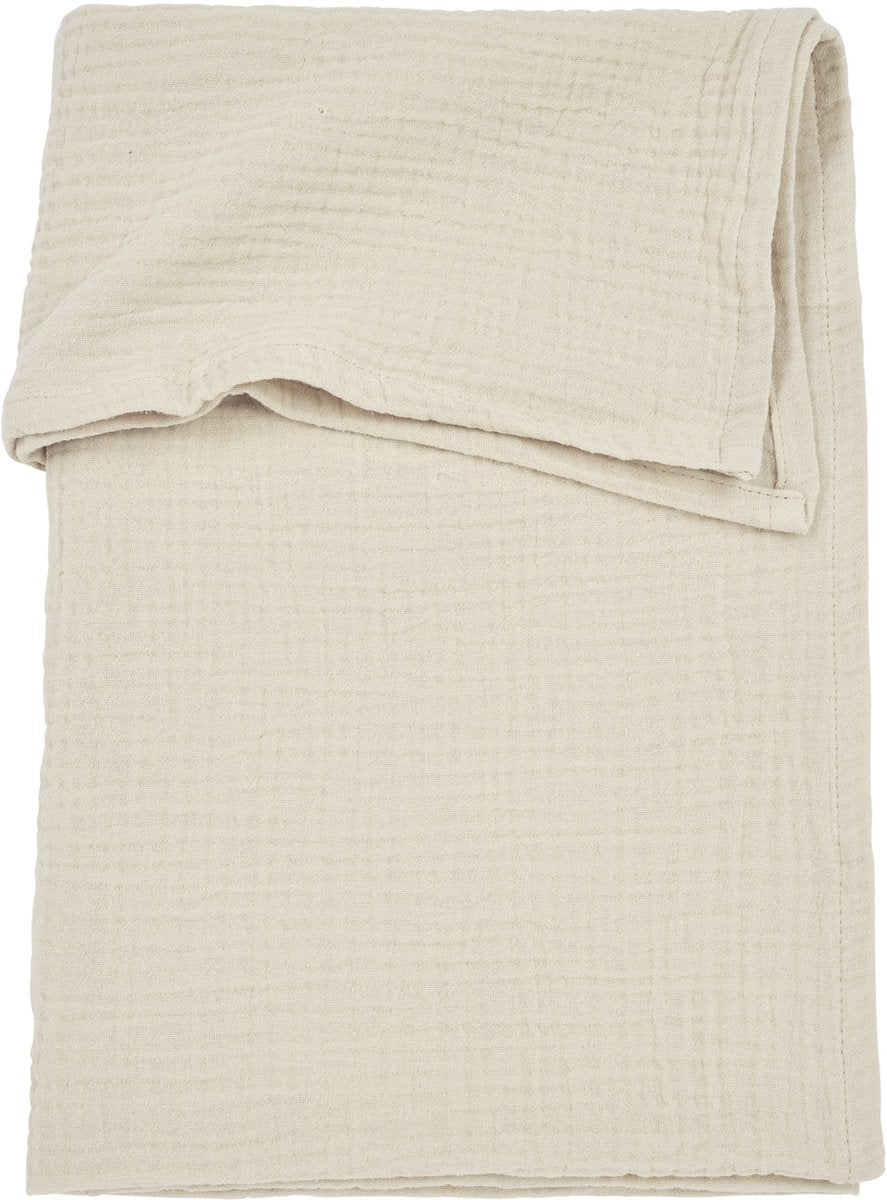 Meyco Baby-Uni-Bettlaken – vorgewaschen, hydrophil – weicher Sand – 75 x 100 cm – 0,3 Tog